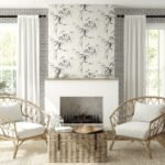Wamego - Wrought Iron | Grays Geometrics Wallpaper for Office, Accent Wall, and Hallway