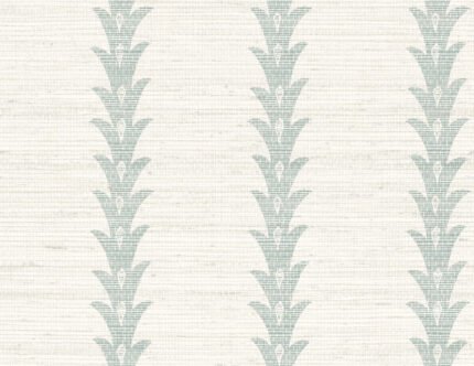 Valentine - Seagrass | Aquas and Teals Trees and Leaves Wallpaper for Bedroom, Powder Room, and Half Bath