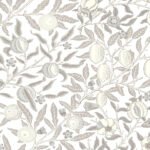 Pomegranate Botanical - Greige | Warm Neutrals and Beiges Trees and Leaves Wallpaper for Entryway, Powder Room, and Living Room