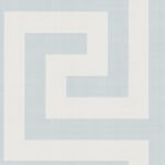 Vogue - Baby Blue and Off-White | Blues Geometrics Wallpaper for Office, Accent Wall, and Nursery
