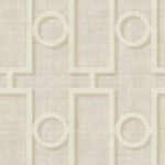 Adorn Geo - Cream and Off-White | Warm Neutrals and Beiges Geometrics Wallpaper for Office, Accent Wall, and Living Room