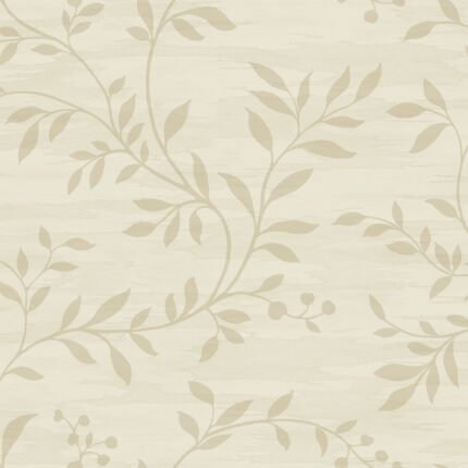 Couture - Metallic Gold and Off-White | Golds Florals, Botanicals and Tropicals Wallpaper for Bedroom, Hallway, and Half Bath