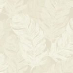 Feathers Screen Print | Warm Neutrals and Beiges Abstracts Wallpaper for Bedroom, Living Room, and Half Bath