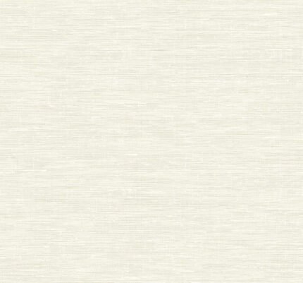 Grass Texture Screen Print with Raised Inks | Whites and Off Whites Textures Wallpaper for Kitchen, Living Room, and Hallway