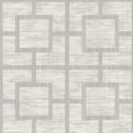 Screen on Grass Faux with Textile Strings | Grays Asian and Chinoiseries Wallpaper for Powder Room, Kitchen, and Office