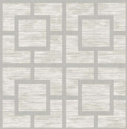 Screen on Grass Faux with Textile Strings | Grays Asian and Chinoiseries Wallpaper for Powder Room, Kitchen, and Office