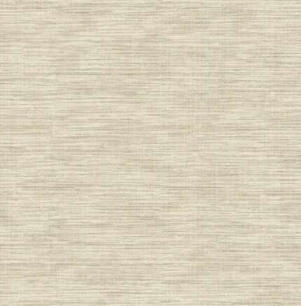 Grass Texture Print with Textile Strings | Warm Neutrals and Beiges Textures Wallpaper for Living Room, Kitchen, and Office