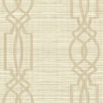 Trellis on Grass Faux with Textile Strings