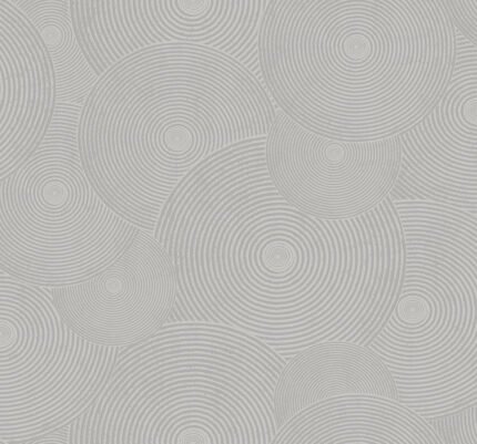 Interlocking Ripples | Grays Geometrics Wallpaper for Office, Accent Wall, and Entryway