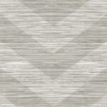 Chevron on Grasscloth Texture | Grays Geometrics Wallpaper for Office, Accent Wall, and Kitchen