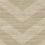 Chevron on Grasscloth Texture | Browns and Taupes Geometrics Wallpaper for Office, Accent Wall, and Dining Room
