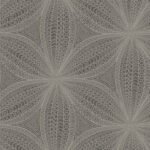 Star Flower | Grays Bohemian Wallpaper for Hallway, Accent Wall, and Dining Room