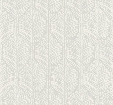 Feather Geo | Cool Neutrals Geometrics Wallpaper for Office, Accent Wall, and Half Bath