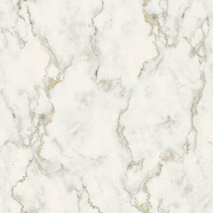 Skyline Marble | Cool Neutrals Textures Wallpaper for Kitchen, Living Room, and Hallway
