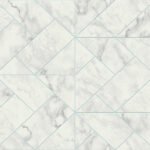 Geometric Marble | Blues Geometrics Wallpaper for Office, Accent Wall, and Dining Room