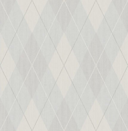String on Argyle | Grays Plaids, Checks and Stripes Wallpaper for Entryway, Living Room, and Office