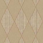 Harlequin String on Matte Print | Warm Neutrals and Beiges Geometrics Wallpaper for Office, Accent Wall, and Dining Room