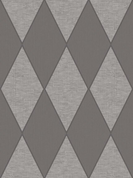 Harlequin String on Matte Print | Grays Geometrics Wallpaper for Office, Accent Wall, and Bedroom