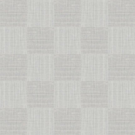 Handmade Textile String Mosaic | Whites and Off Whites Geometrics Wallpaper for Office, Accent Wall, and Nursery