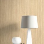 Natural Stria - Champagne and Glitter | Warm Neutrals and Beiges Textures Wallpaper for Powder Room, Living Room, and Office