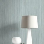 Natural Stria - Sea Green and Glitter | Greens Textures Wallpaper for Accent Wall, Nursery, and Kitchen