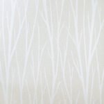 Birch - Metallic Champagne and Cream | Whites and Off Whites Textures Wallpaper for Half Bath, Living Room, and Powder Room