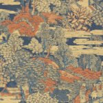 Eastern Garden | Navys Asian and Chinoiseries Wallpaper for Kitchen, Hallway, and Powder Room