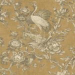 Crane Toile | Golds Toiles Wallpaper for Living Room, Powder Room, and Bedroom