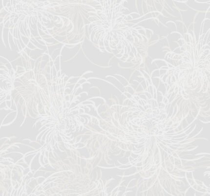 Casablanca 2 | Whites and Off Whites Florals, Botanicals and Tropicals Wallpaper for Nursery, Living Room, and Kitchen