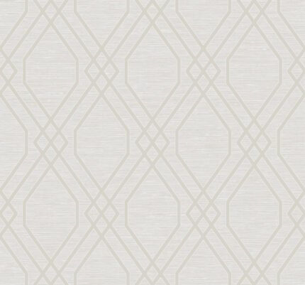 Casablanca 2 | Warm Neutrals and Beiges Geometrics Wallpaper for Office, Accent Wall, and Powder Room