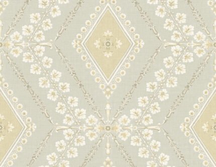 Charleston Classical Trellis | Browns and Taupes Damasks and Scrolls Wallpaper for Powder Room, Office, and Accent Wall