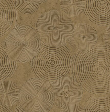 Ring Faux | Coppers and Bronzes Textures Wallpaper for Living Room, Bedroom, and Dining Room