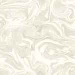 Oil on Water | Grays Abstracts Wallpaper for Half Bath, Powder Room, and Kitchen