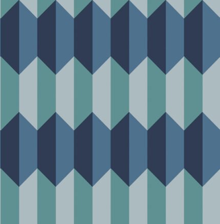 3D Geometric | Multicolors Geometrics Wallpaper for Office, Accent Wall, and Kitchen