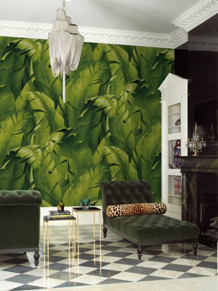 Banana Leaf Mural