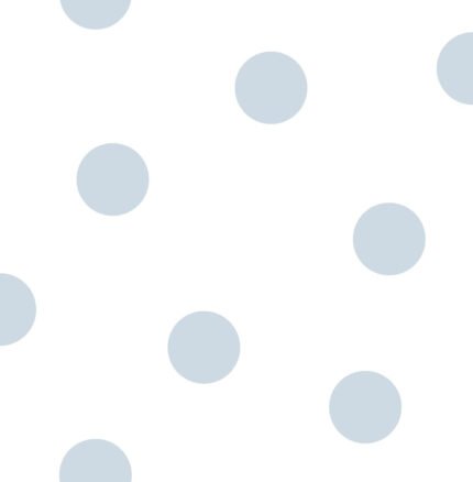 Dots - Powder Blue | Blues Children and Nursery Wallpaper for Office, Living Room, and Half Bath