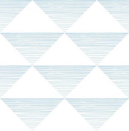 Geo Stripe - Sky Blue