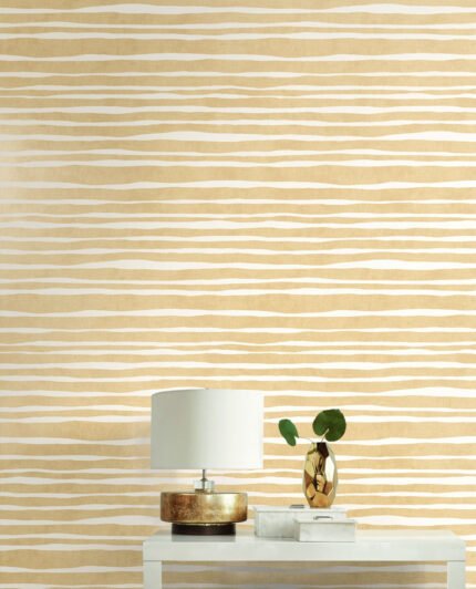 Brianna - Beige | Warm Neutrals and Beiges Abstracts Wallpaper for Office, Entryway, and Accent Wall