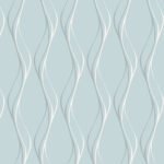 Muse - Aqua | Aquas and Teals Abstracts Wallpaper for Dining Room, Nursery, and Office