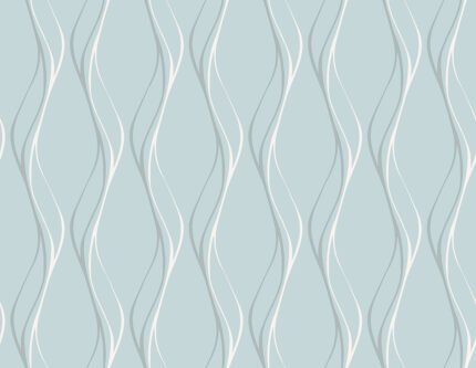 Muse - Aqua | Aquas and Teals Abstracts Wallpaper for Dining Room, Nursery, and Office