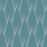 Muse - Teal | Aquas and Teals Abstracts Wallpaper for Office, Bedroom, and Powder Room