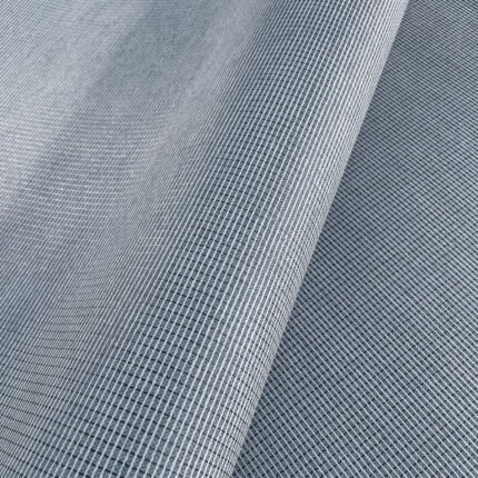 Queens Weave - Steel Blue | Blues Textures Wallpaper for Entryway, Dining Room, and Half Bath