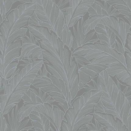 Deco Banana Leaf - Slate Deco Collins & Company Wallpaper dc61708