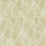 Dots and Lines | Golds Abstracts Wallpaper for Dining Room, Hallway, and Half Bath