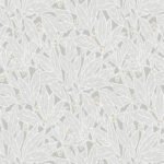 Leaf and Berry - Daydream Grey | Grays Florals, Botanicals and Tropicals Wallpaper for Powder Room, Nursery, and Entryway