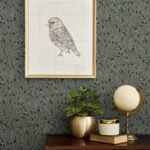 Leaf and Berry - Rosemary | Greens Florals, Botanicals and Tropicals Wallpaper for Living Room, Powder Room, and Bedroom