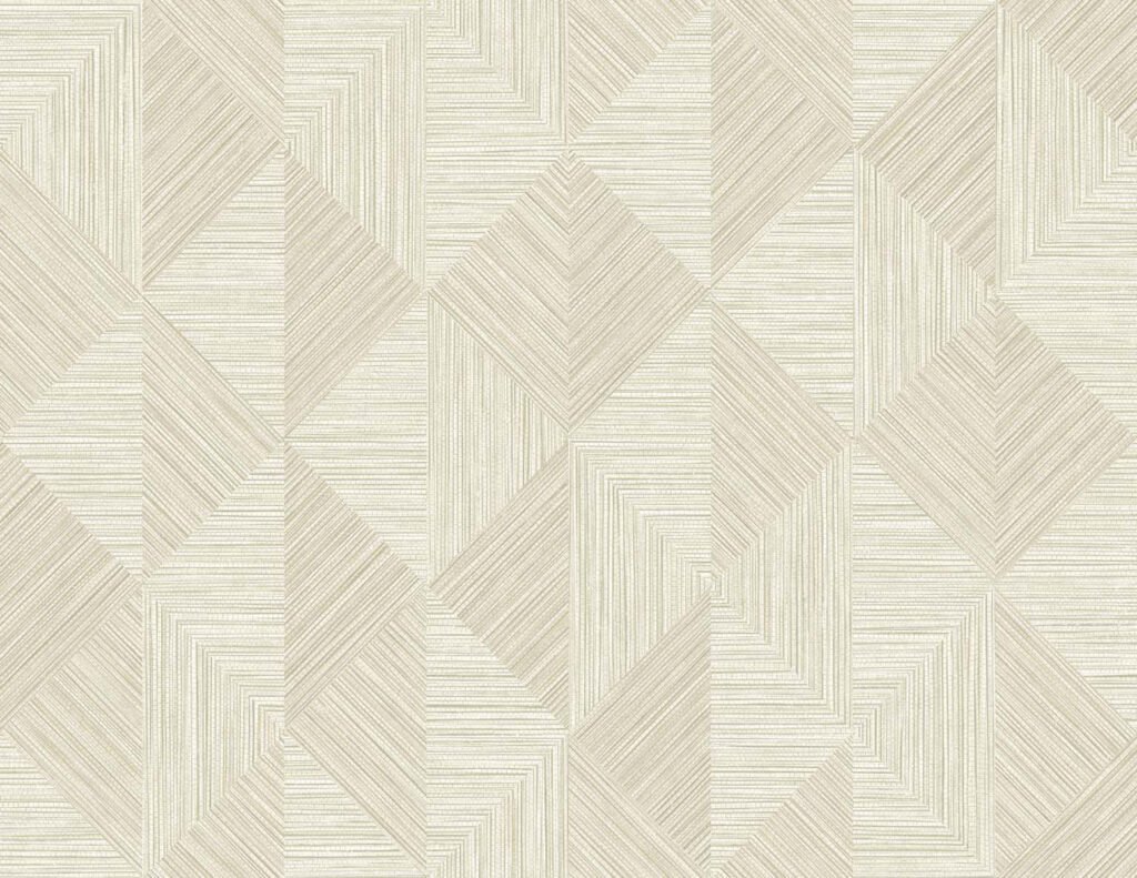 Diamond Inlay - Beige Mixed Wallpaper ew11707