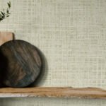 Ami - Rainy Lagoon | Blues Textures Wallpaper for Powder Room, Half Bath, and Dining Room