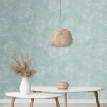 Eren - Glacial Fjord | Blues Abstracts Wallpaper for Bedroom, Accent Wall, and Nursery