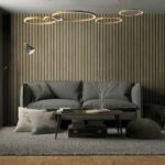 Jun - Raw Wood | Warm Neutrals and Beiges Industrial Wallpaper for Office, Powder Room, and Nursery